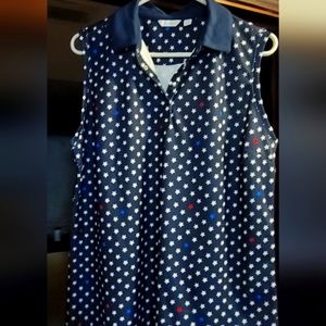 Women's XL Lady Hagen American Stars Golf Polo